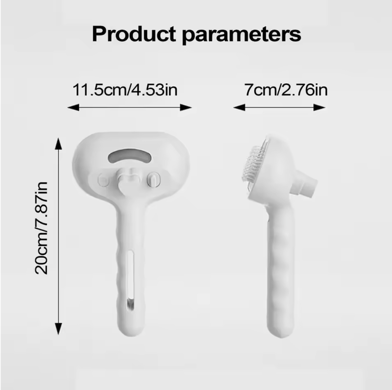 Brosse Vapeur pour Animaux - Démêlant et Massage