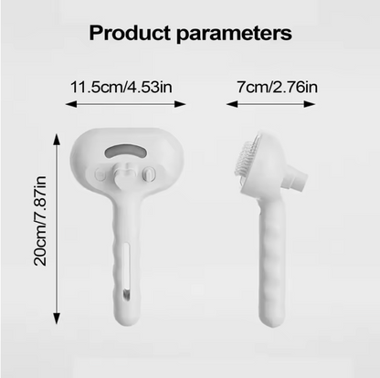 Brosse Vapeur pour Animaux - Démêlant et Massage